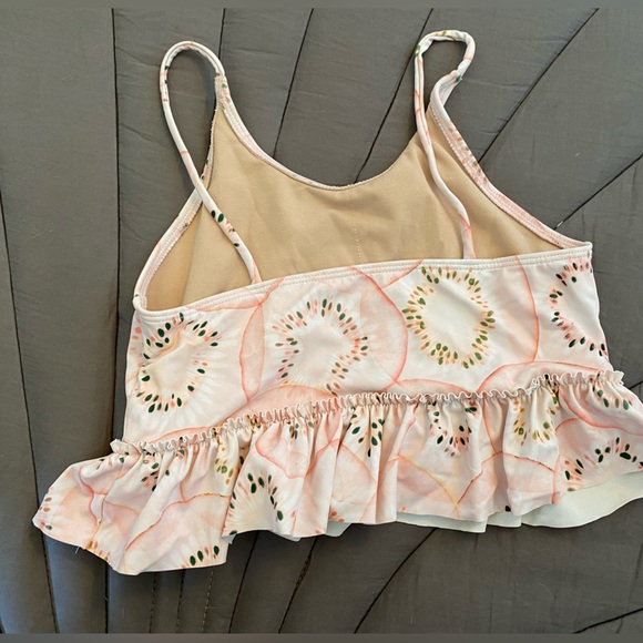 Kortni Jeane pink kiwi girls bikini top size 12/13 - Picture 2 of 2